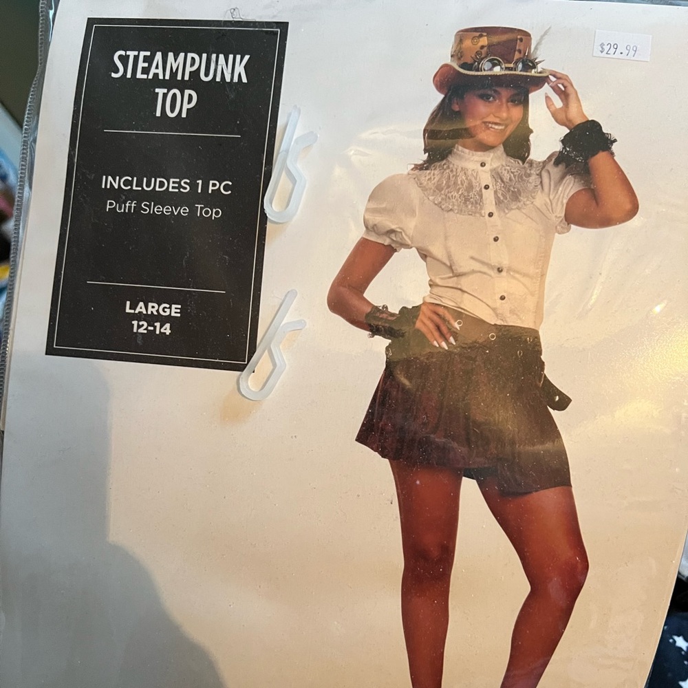 Womens steampunk top
